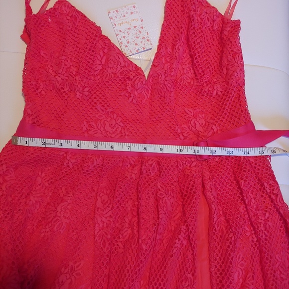 Free People Match Point Watermelon Midi Dress - Picture 7 of 7